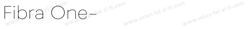 Fibra One字体转换